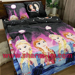 Комплект постільної білизни 150*215 см "Frozen" 100% бавовна