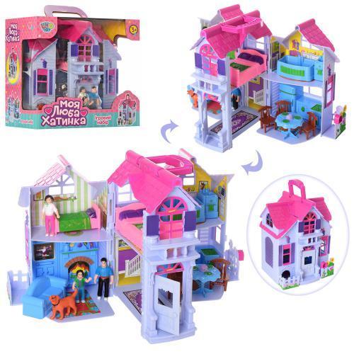 Будинок для ляльок Limo Toy розкладний F611
