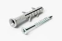 Дюбель-цвях швидкого монтажу 6*40 потай (пач 100шт) поліетиленовий