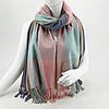 ШАРФ жіночий M&JJ СКАЙ рожевий/м'ята 75х180 см (1289), фото 3