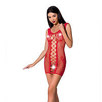 Відверту сукню-сітка Passion BS073 red