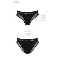 Трусики з прозорою вставкою Passion PS002 PANTIES black, size M, фото 3