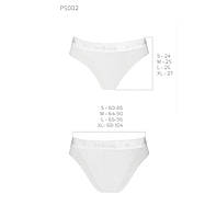 Трусики з прозорою вставкою Passion PS002 PANTIES M, white, фото 3