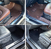 Шкіряні килимки Lexus RX 3D з екошкіри (2003-2009) Килимки Лексус РХ