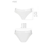 Трусики з прозорою вставкою Passion PS002 PANTIES S, white, фото 3