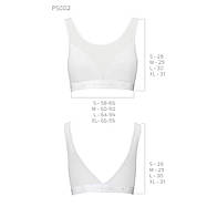 Топ з прозорою вставкою Passion PS002 TOP white, size L, фото 2
