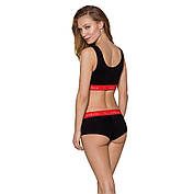 Трусики-шортики Passion PS003 PANTIES black, size S, фото 3