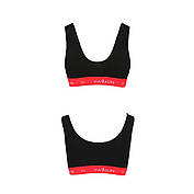 Спортивний топ на широких бретелях Passion PS003 TOP L, black, фото 5