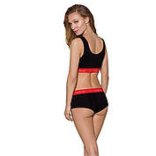 Спортивний топ на широких бретелях Passion PS003 TOP L, black, фото 6