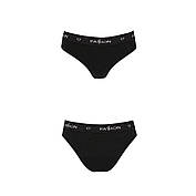 Трусики-сліпи з бавовни з еластаном Passion PS004 PANTIES black, size M, фото 2