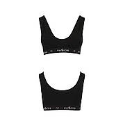 Спортивний топ з широкою гумкою Passion PS004 TOP black, size M, фото 2