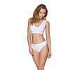 Трусики-бразіліана з бавовни Passion PS005 PANTIES XL, white, фото 7
