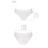 Трусики з прозорою вставкою Passion PS006 PANTIES white, size L, фото 2