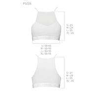 Спортивний топ з прозорою вставкою Passion PS006 TOP white, size L, фото 2