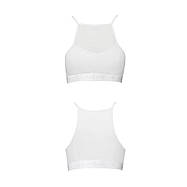Спортивний топ з прозорою вставкою Passion PS006 TOP white, size L, фото 3