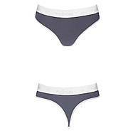 Спортивні трусики-стринги Passion PS007 PANTIES dark grey, size L, фото 3