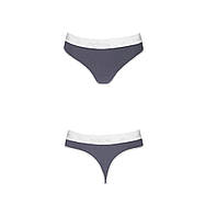 Спортивні трусики-стринги Passion PS007 PANTIES M, dark grey, фото 4