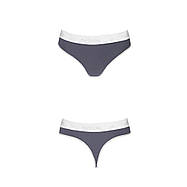 Спортивні трусики-стринги Passion PS007 PANTIES XL, dark grey, фото 3