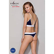 Спортивні трусики-стринги Passion PS007 PANTIES navy blue, size L, фото 2