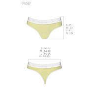 Спортивні трусики-стринги Passion PS007 PANTIES L, yellow, фото 2