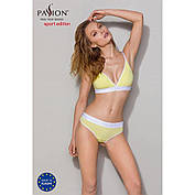 Спортивні трусики-стринги Passion PS007 PANTIES yellow, size XL, фото 2