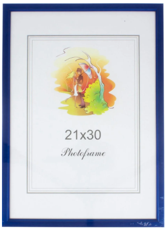 Фоторамка "BA" 21х30 №1 ВА-009 синя(26)