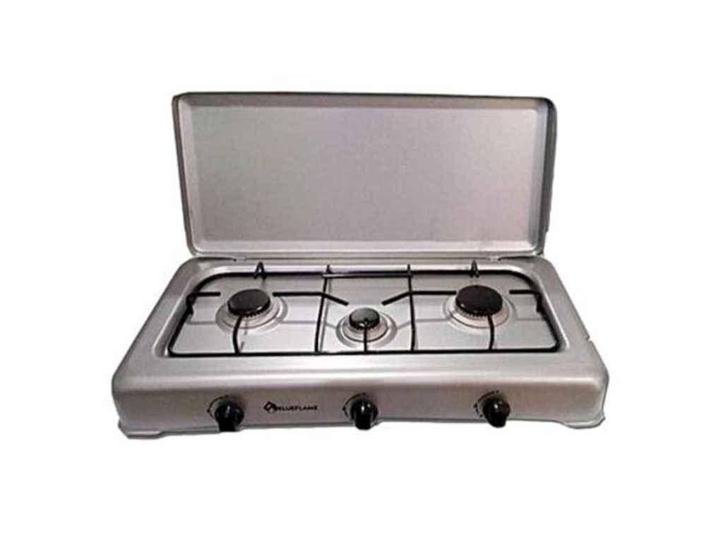 Таганок газовий настiльний (3 к.) O-300-LPG-silver ТМ YUCEL, фото 1