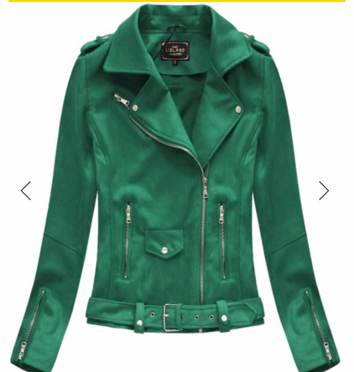 

Женская замшевая куртка косуха весенняя осенняя, Зелёный