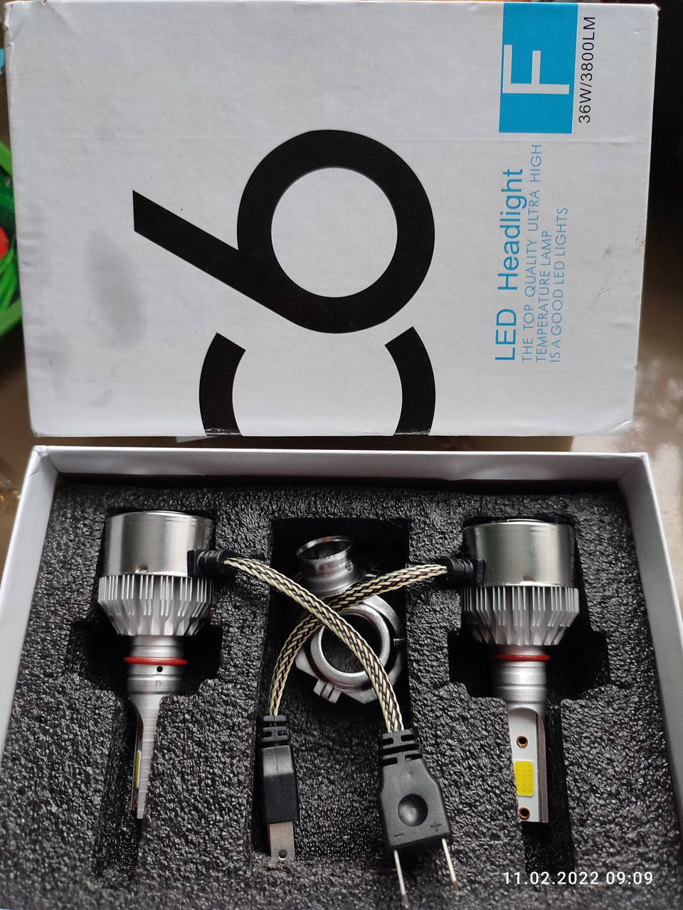 

Комплект LED ламп для авто Ближний/Дальний Headlight C6 H7, светодиодные лампы в авто, передний свет