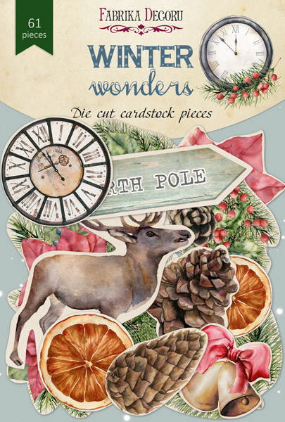 

Висічки - Winter wonders - Fabrika Decoru - 61 шт.