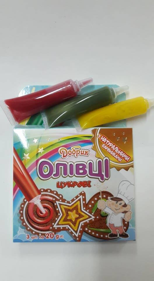 

Сахарные карандаши.