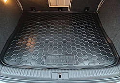 Килимок в багажник Volkswagen Tiguan з 2007 р. (AVTO-GUMM) пластік+гума