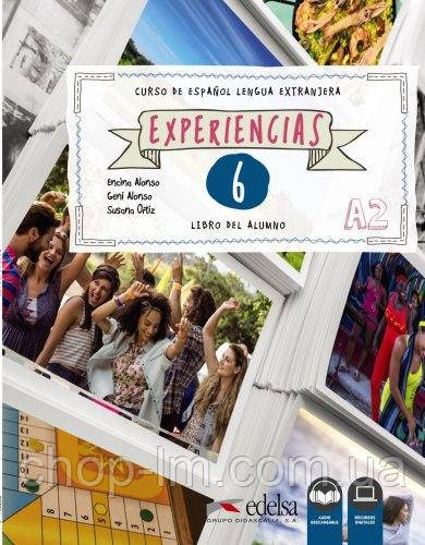 Experiencias 6 Libro del alumno. Edelsa / Підручник з іспанської мови