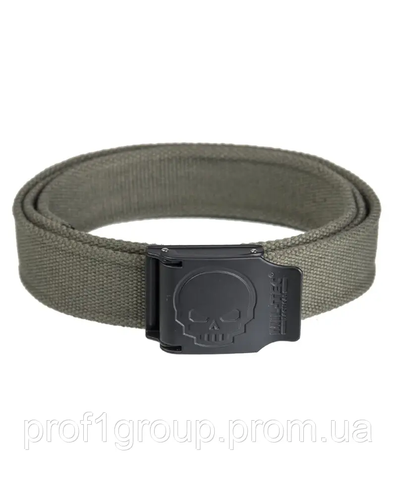 Ремінь брючний GÜRTEL SKULL 40MM Olive 130 см