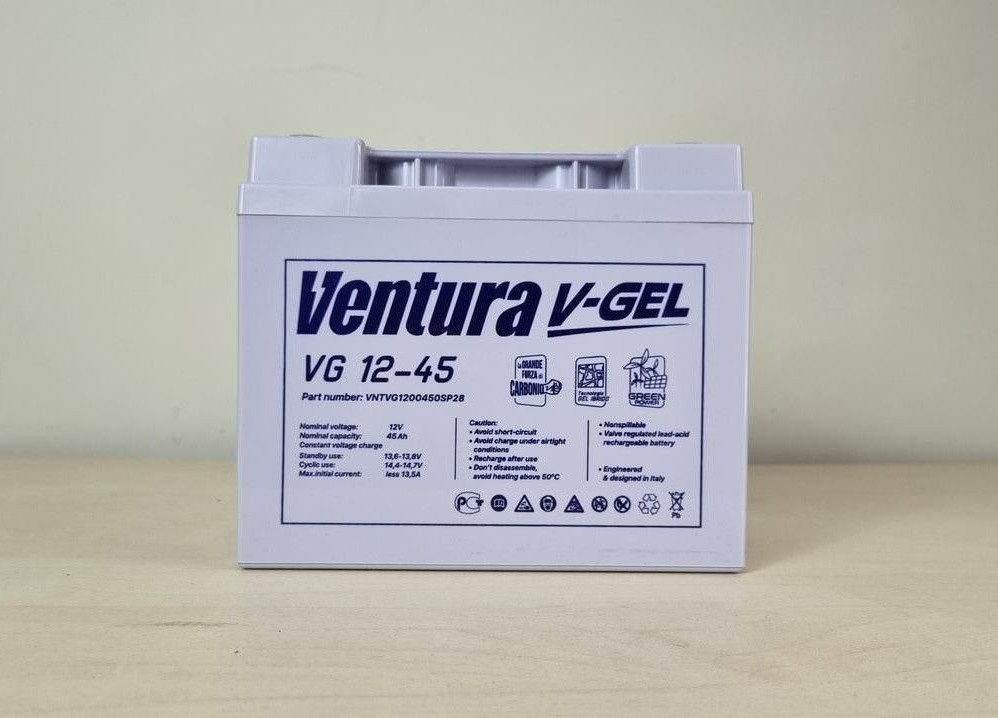 Гелевий акумулятор Ventura VG 12-45 Ah 12V