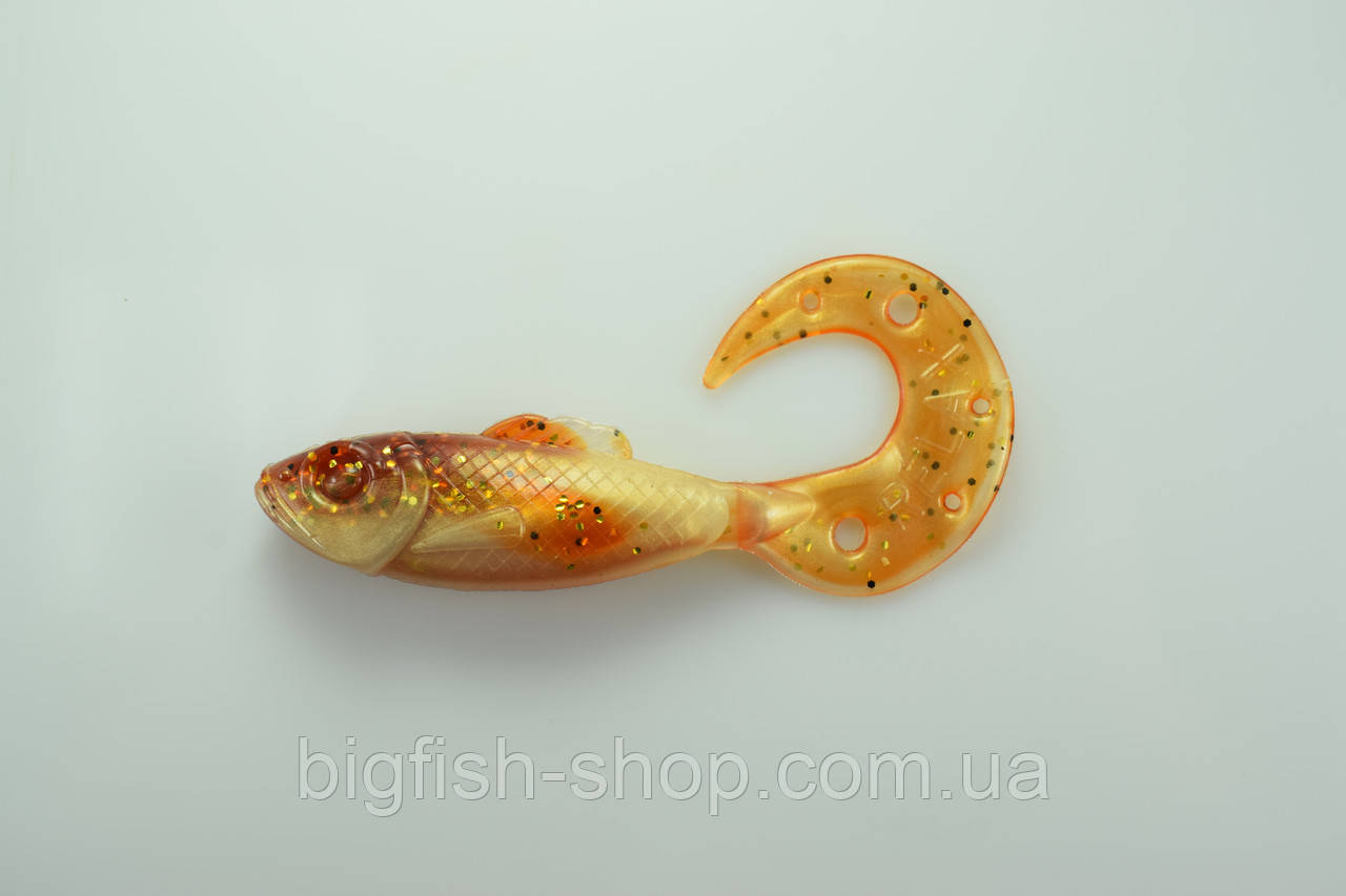 Силіконова приманка Relax Super Fish Twister Tail 3''