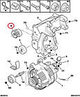 Натяжний ролик генератора 70 мм Fiat Ducato 244, Peugeot Boxer, Citroen Jumper (02-06) 2.0/2.2, 9634465780, фото 6