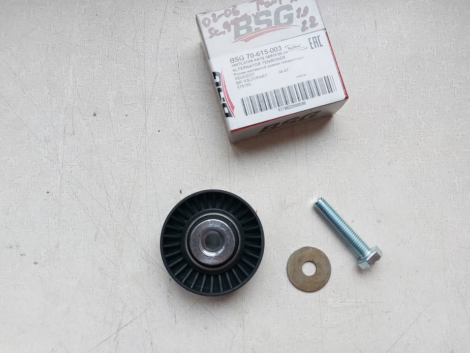 Натяжний ролик генератора Fiat Ducato 230, Peugeot Boxer, Citroen Jumper (94-02) 2.0JTD/HDi, 9634465780
