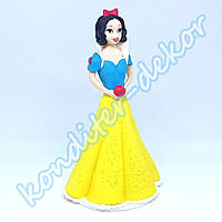"Принцеса Білосніжка" фігурка з цукрової мастики для прикрашання тортів та кондитерських виробів