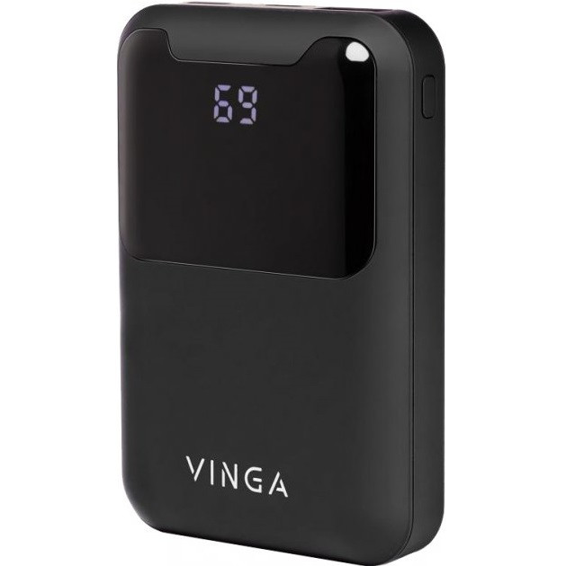 Павербанк Power Bank 10 000mAh Vinga + Display (BTPB0310LEDROP)