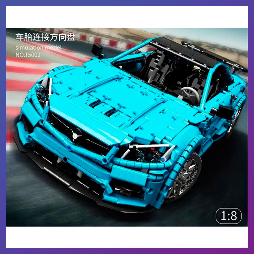 Дитяча машинка конструктор Mercedes-Benz C63 Technics 4129 деталей масштаб 1:8, фото 1