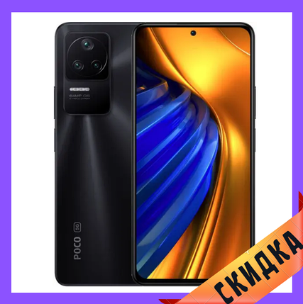 Xiaomi POCO F4 5G 8/256Gb Night Black Global Гарантія 1 Рік (*CPA -3% Знижка)_K, фото 1