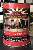 Мало-воск Hard Wax Oil, Satin - Водостойкое покрытие для деревянных поверхностей, American Wood Oil