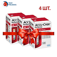Тест-смужки Акку-Чек Перформа (Accu-Chek Performa) 50 шт. 4 упаковки