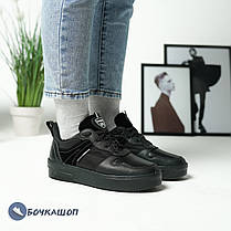 Жіночі кросівки з еко шкіри на зиму, фото 4