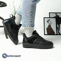 Жіночі кросівки з еко шкіри на зиму, фото 3