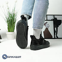 Жіночі кросівки з еко шкіри на зиму, фото 5