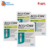 Тест-полоски Акку Чек Инстант (Accu Check Instant) 4 упаковки
