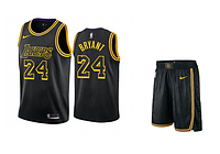 Форма баскетбольная черная Коби Брайант Мамба Bryant №24 команда Los Angeles Lakers NBA