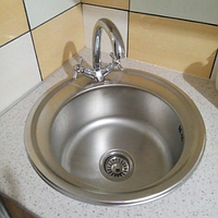 Кухонна мийка Platinum 490 Satin 0,8 мм